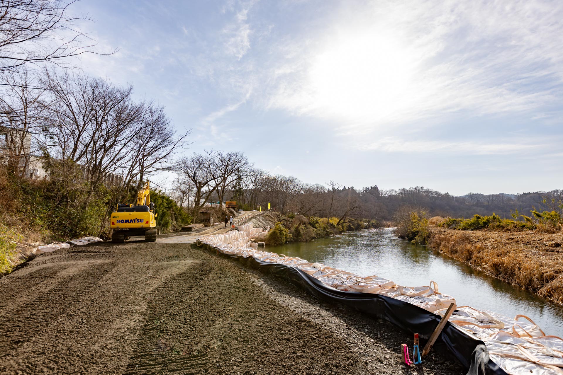 川を守る仕事の現場写真