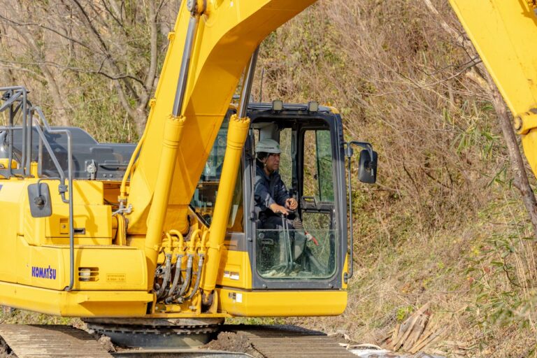 山田組の仕事現場の様子