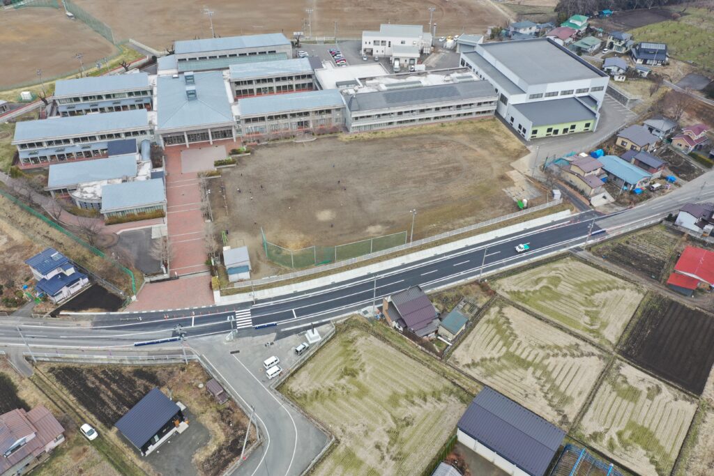 第551-2号 櫛引上名久井三戸線交通安全施設整備工事の施工写真